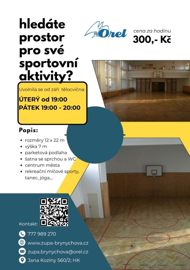e tělocvičnu na své sportovní aktivity (1)